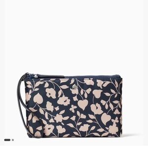 Jae Garden Vine Medium Double Zip Wristlet